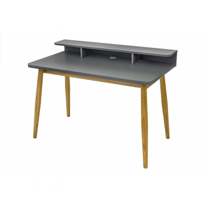 Farsta writing desk (gray)
